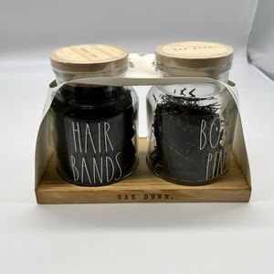 Rae dunn hair ties and Bobbie pins set